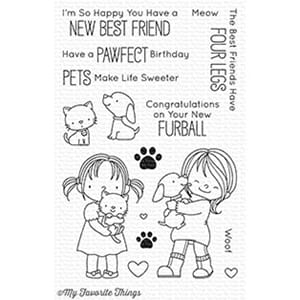 MFT: New Best Friend Clear Stamps, 4x6 inch