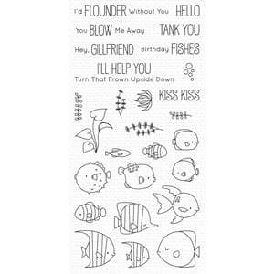 MFT: Gill Friends Clear Stamps, 4x8 inch