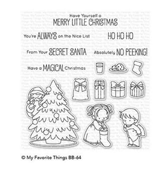 MFT: Secret Santa Clear Stamps, 4x8 inch