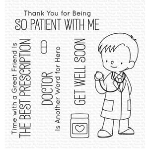 MFT: Bedside Manner Clear Stamps, 4x4 inch