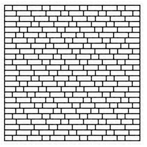 MFT: English Brick Wall Backgro Stamp Cling Stamps, 6x6 inch