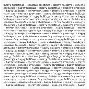 MFT: Christmas Greetings Background Stamp Cling Stamps