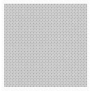 MFT Stamps - X's and O's Background Rubber Stamp