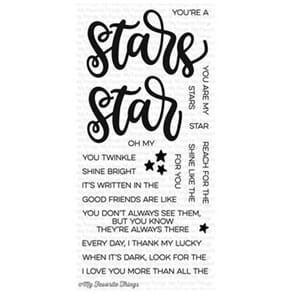 MFT: Written in the Stars Clear Stamps, 4x8 inch