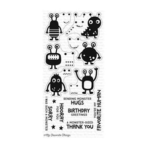 MFT: More Monsters Clear Stamps, 4x8 inch