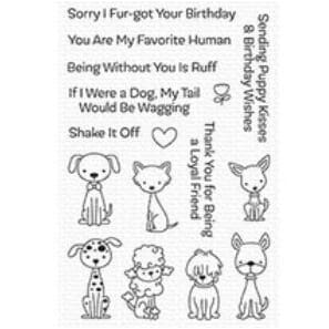MFT: Puppy Kisses Clear Stamps, 4x6 inch