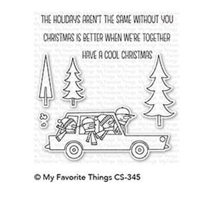 MFT: Cool Christmas Clear Stamps, 4x4 inch
