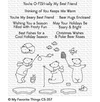 MFT: Beary Best Friends Clear Stamps, 4x8 inch
