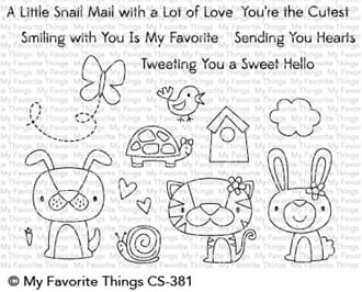 MFT:Cute Critters Clear Stamps, 4x6 inch