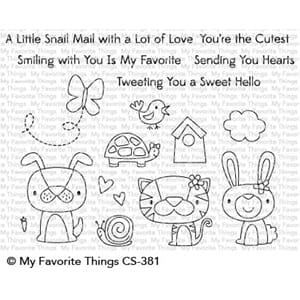 MFT:Cute Critters Clear Stamps, 4x6 inch