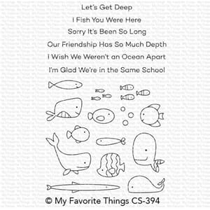 MFT: Fish You Were Here Clear Stamps, 4x6 inch