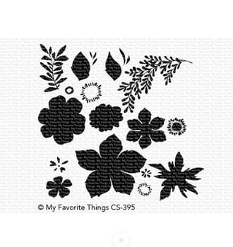 MFT: Tropical Flowers Clear stamps, 4x8 inch