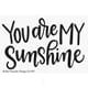 MFT: You Are My Sunshine Clear Stamps, 3x4 inch