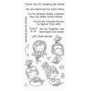 MFT: Mermaid for Each Other Clear Stamps, 4x8 inch