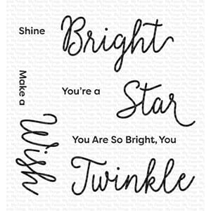 MFT: Starry Night Sentiments Clear Stamps, 4x4 inch