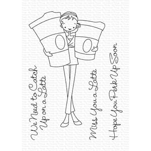 MFT: ALM Miss You a Latte Clear Stamps, 3x4 inch