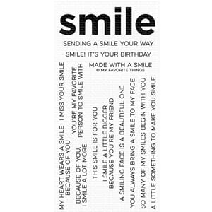 MFT: Smile Maker Clear Stamps, 4x8 inch