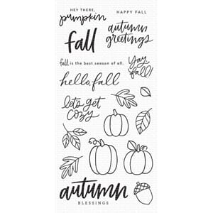 My Favorite Things Autumn Blessings Clear Stamps
