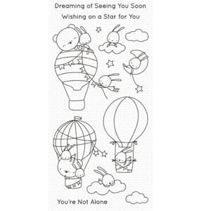 MFT: Sky-High Friends Clear Stamps, 4x8 inch