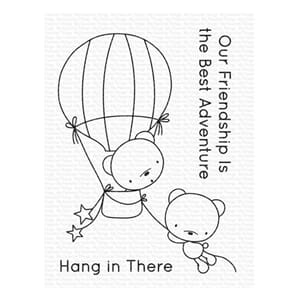 MFT: Best Adventure Bears Clear Stamps, 4x4 inch