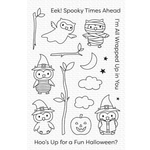 MFT: Halloween Hoo Clear Stamps, 4x6 inch