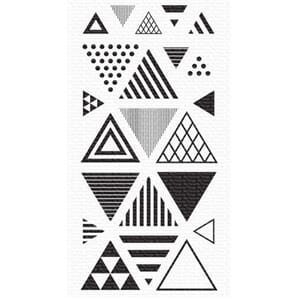 MFT: Trendy Triangles Clear Stamp, 4x8 inch