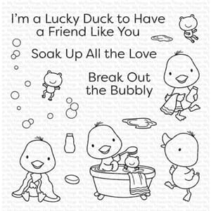 MFT: Lucky Duck Clear Stamps, 4x4 inch