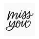 MFT:Miss You Stamps, 4x4 inch