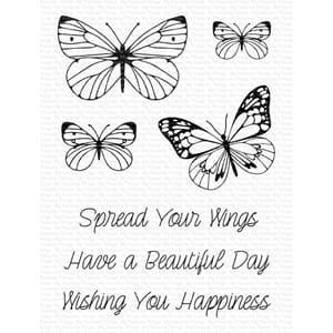 MFT: Spread Your Wings Clear Stamps, 3x4 inch