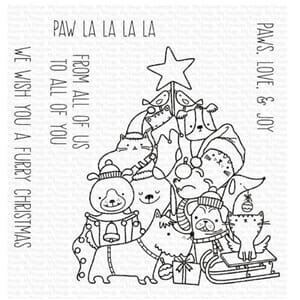 MFT: Paw La La La La Clear Stamps