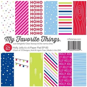 MFT: Holly Jolly Paper Pack, 6x6, 24/Pkg