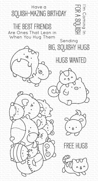 MFT - Squishy Hugs Clear Stamps