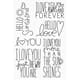 MFT: I Love You More Clear Stamps, 4x6 inch