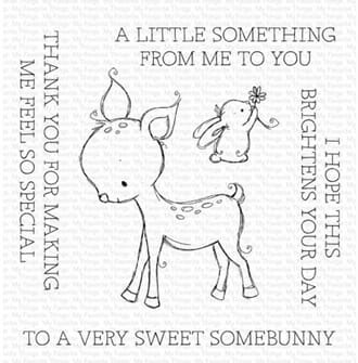 MFT: RAM A Very Sweet Somebunny Clear Stamps, 4x4 inch