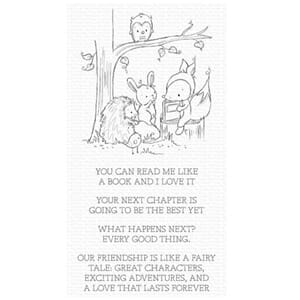 MFT: RAM Fairy-Tale Friendship Clear Stamps, 4x8 inch