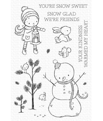 MFT: Snow Sweet Clear Stamps, str 4x6 inch