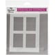 MFT: Window Panes Stencil, str 4.5x6 inch