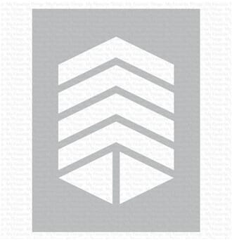 MFT: Stencil Show Me Your Stripes, 6x6 inch