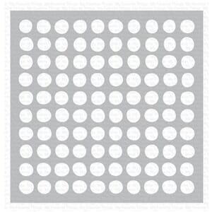 MFT: Stencil Wonky Dots, 6x6 inch