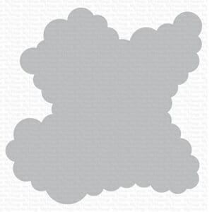 MFT: Rolling Clouds Stencil, 6x6 inch