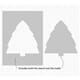 MFT - Christmas Tree Background Stencil, str 4.5x6 inch