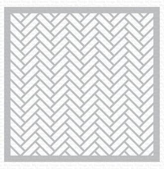 MFT: Herringbone Stencil, 6x6 inch