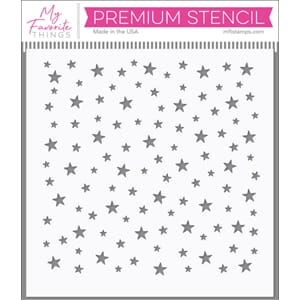 MFT - Star Celebration Stencil 6x6 inch