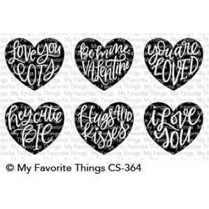 MFT: Heart Art Clear Stamps, 4x4 inch
