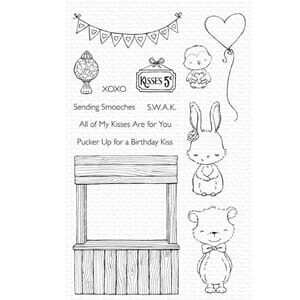MFT: Kissing Booth Clear Stamps, 5x8 inch