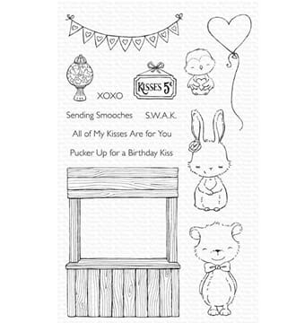 MFT: Kissing Booth Clear Stamps, 5x8 inch