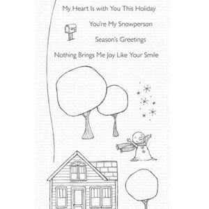 MFT: Flurry of Love Clear Stamps, 4x8 inch