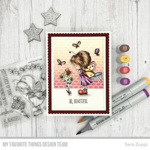 MFT:Flutterby Friends Stamps, 4x4 inch