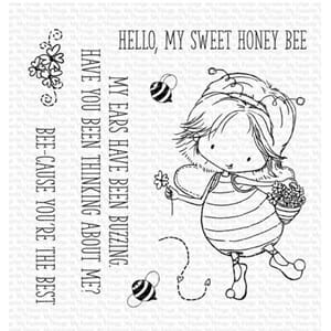 MFT: TI Sweet Honey Bee Clear Stamps, 4x4 inch