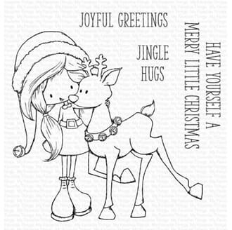 MFT - Jingle Hugs Clear Stamps, 3,25x3,25 inch